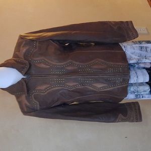 Rare Reba leather jacket S